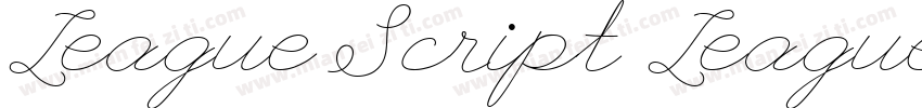 League Script League Script字体转换
